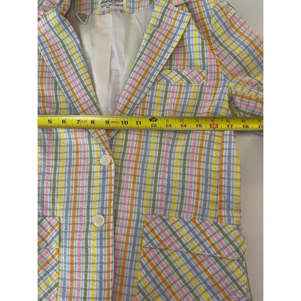 Vintage Paula Brooks Original Plaid Blazer - Picture 3 of 12
